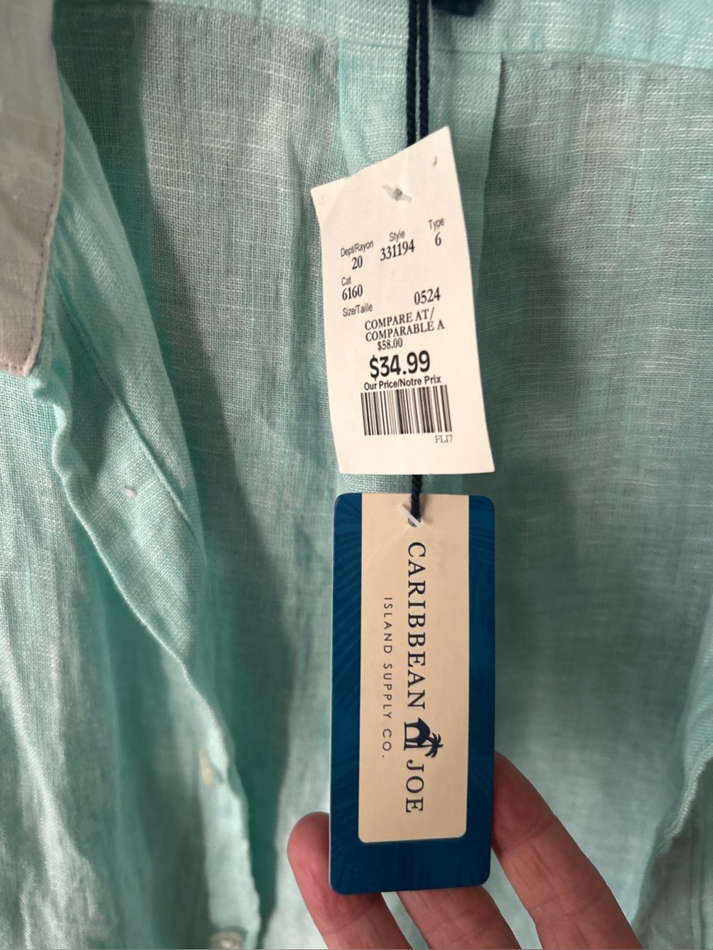 Caribbean Joe linen shirt - Picture 3 of 8